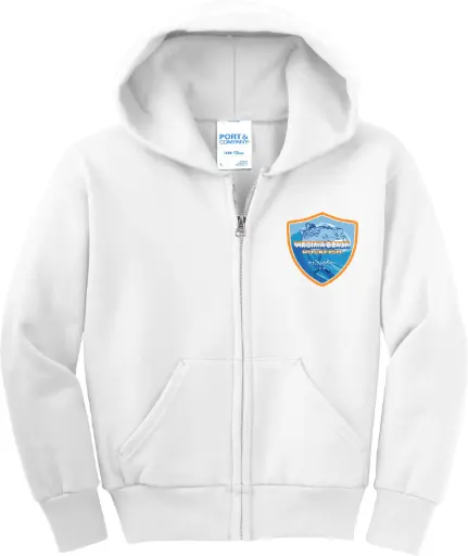 Youth Core Fleece Full-Zip Hooded Sweatshirt