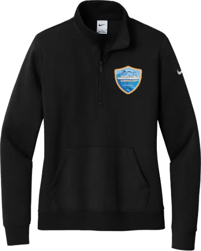 Nike Women's Club Fleece Sleeve Swoosh 1/2-Zip