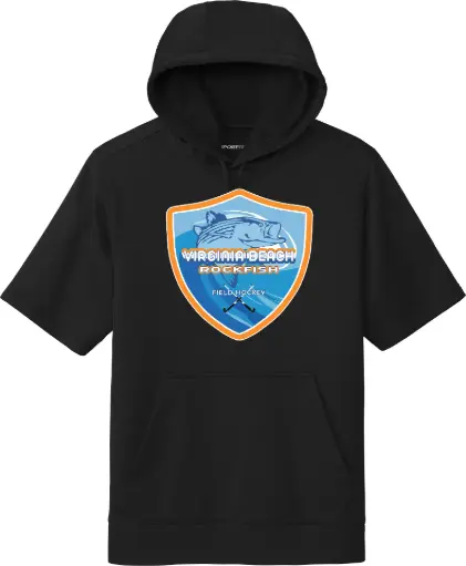 Performance Fleece Short-Sleeve Hooded Pullover