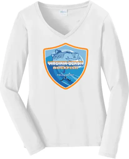 Women's Long Sleeve Fan Favorite V-Neck Tee